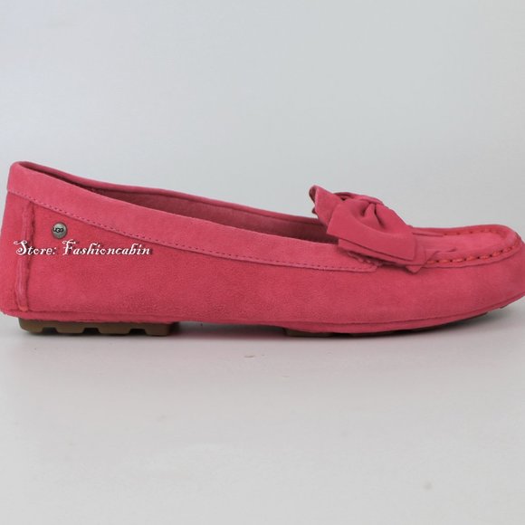 NEW UGG Suede Bow Loafers | Slip-on Flats for Daily Comfort & Chic Style | US 7 - Picture 3 of 8